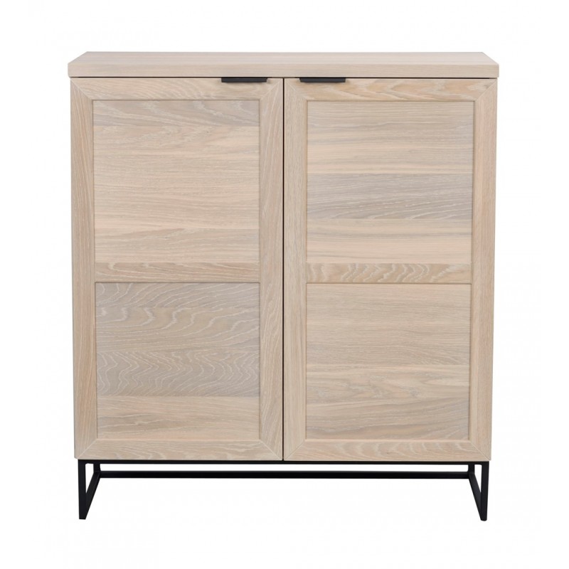 RO EVERETT CABINET WHITEWASH/BLACK